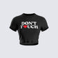 Malu Black Jersey Graphic Top