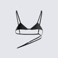 Danilo Black Bikini Top 3d product front