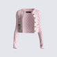 Celine Pink Pattern Knit Cardigan 3d product front