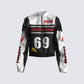 Brent Patchwork Moto Racing Jacket product front