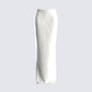 Mackenna Ivory Satin Maxi Skirt 3d product front