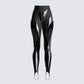 Trinity Black Sheer Spiral Legging 3d product front
