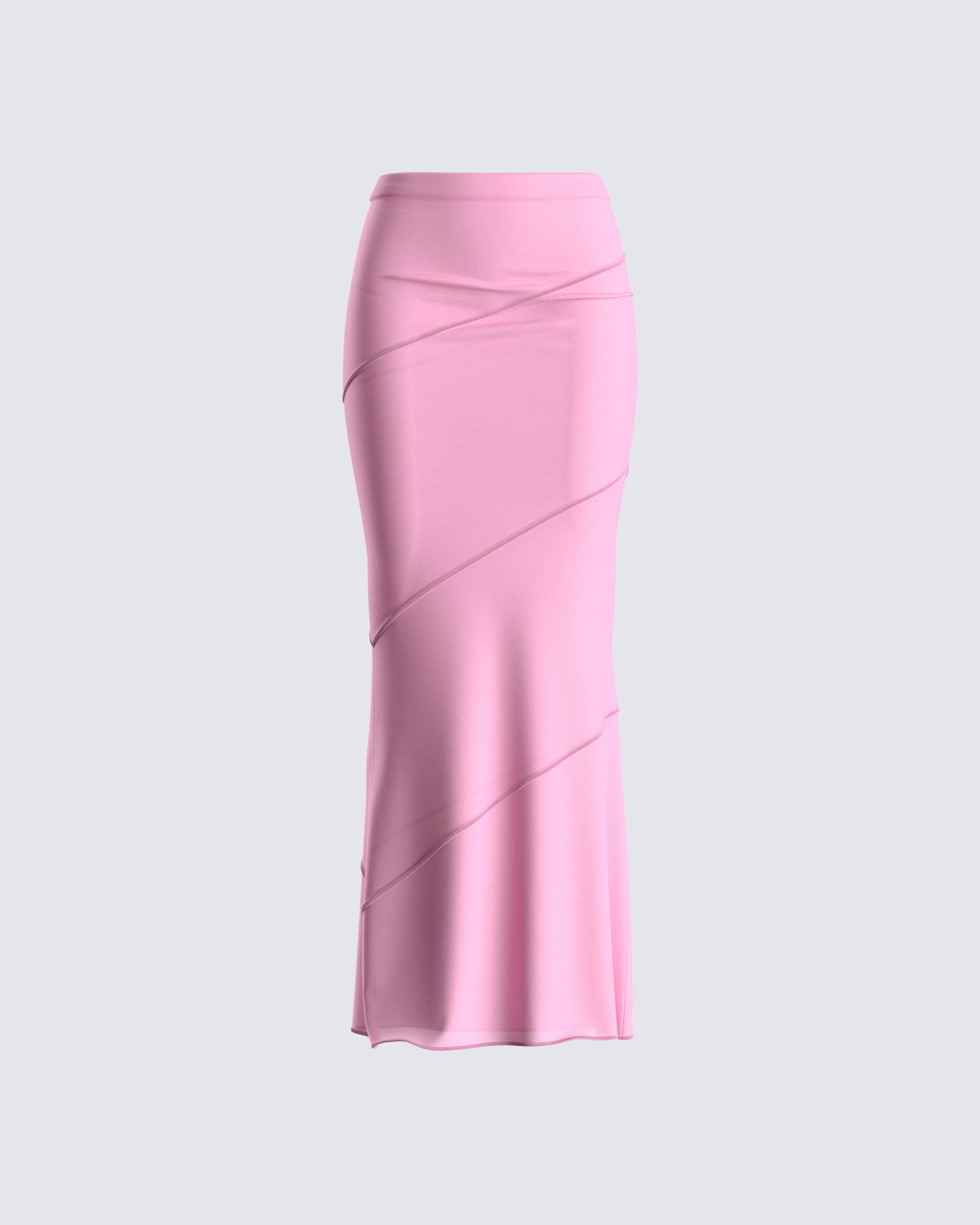 Zoelle Pink Knit Maxi Skirt 3d product front