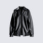 Danny Black Vegan Leather Jacket 3d product front