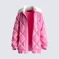 Jenna Pink Quilted Jacket product front