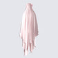 Angie Pink Floral Veil 3d product front