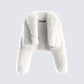 Estella Ivory Vegan Fur Coat product front