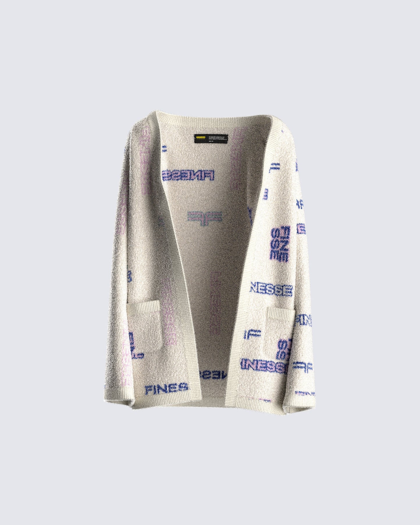 Alicia Ivory Print Mini Cardigan product front