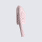 Celine Pink Pattern Knit Cardigan