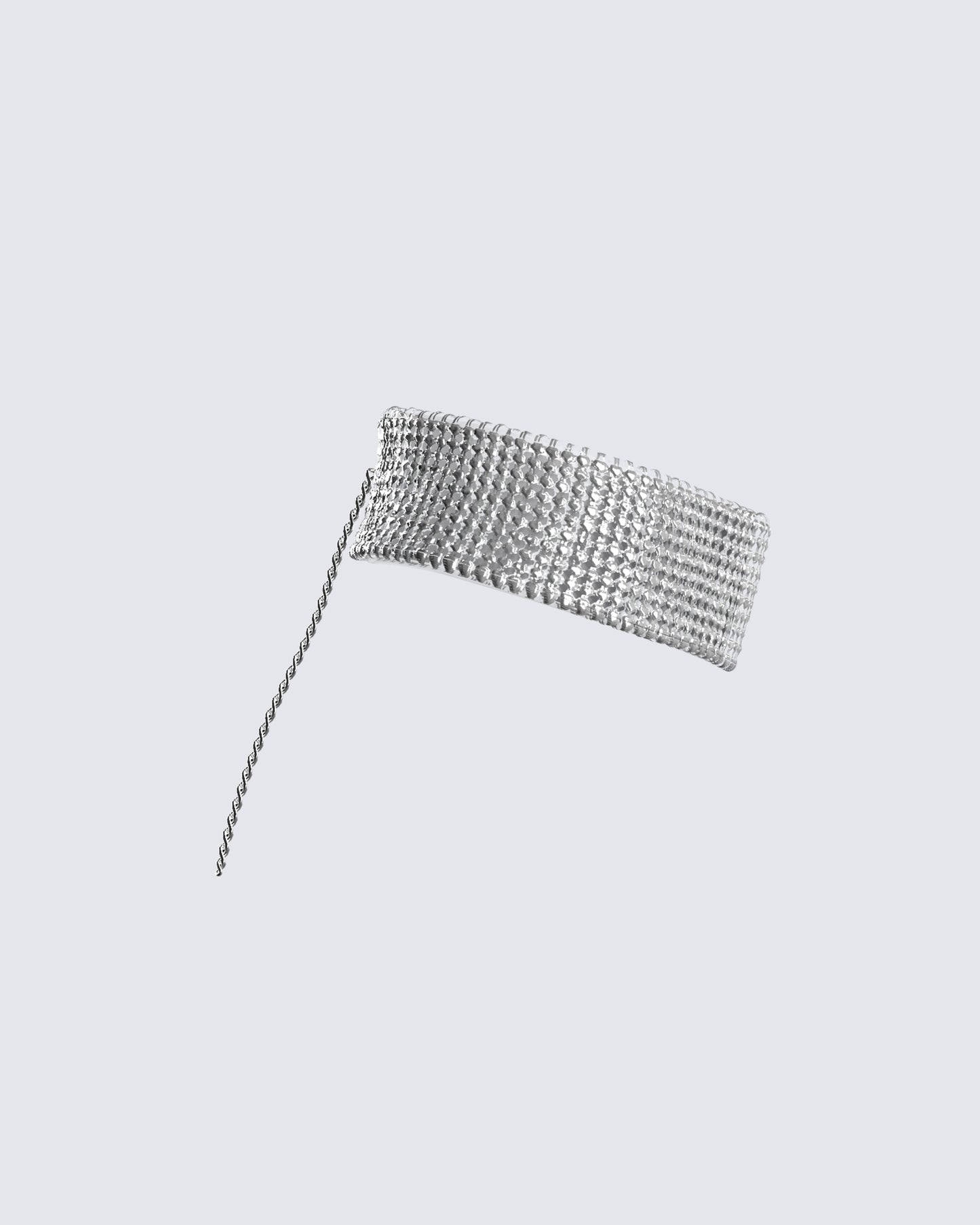 Blane Silver Rhinestone Choker