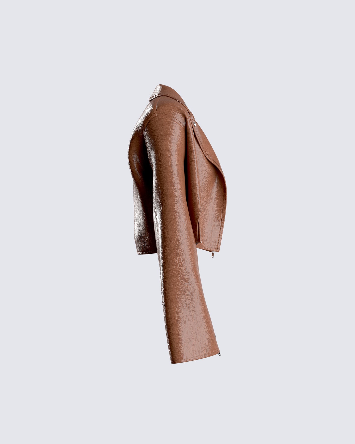 Ronny Brown Vegan Leather Jacket