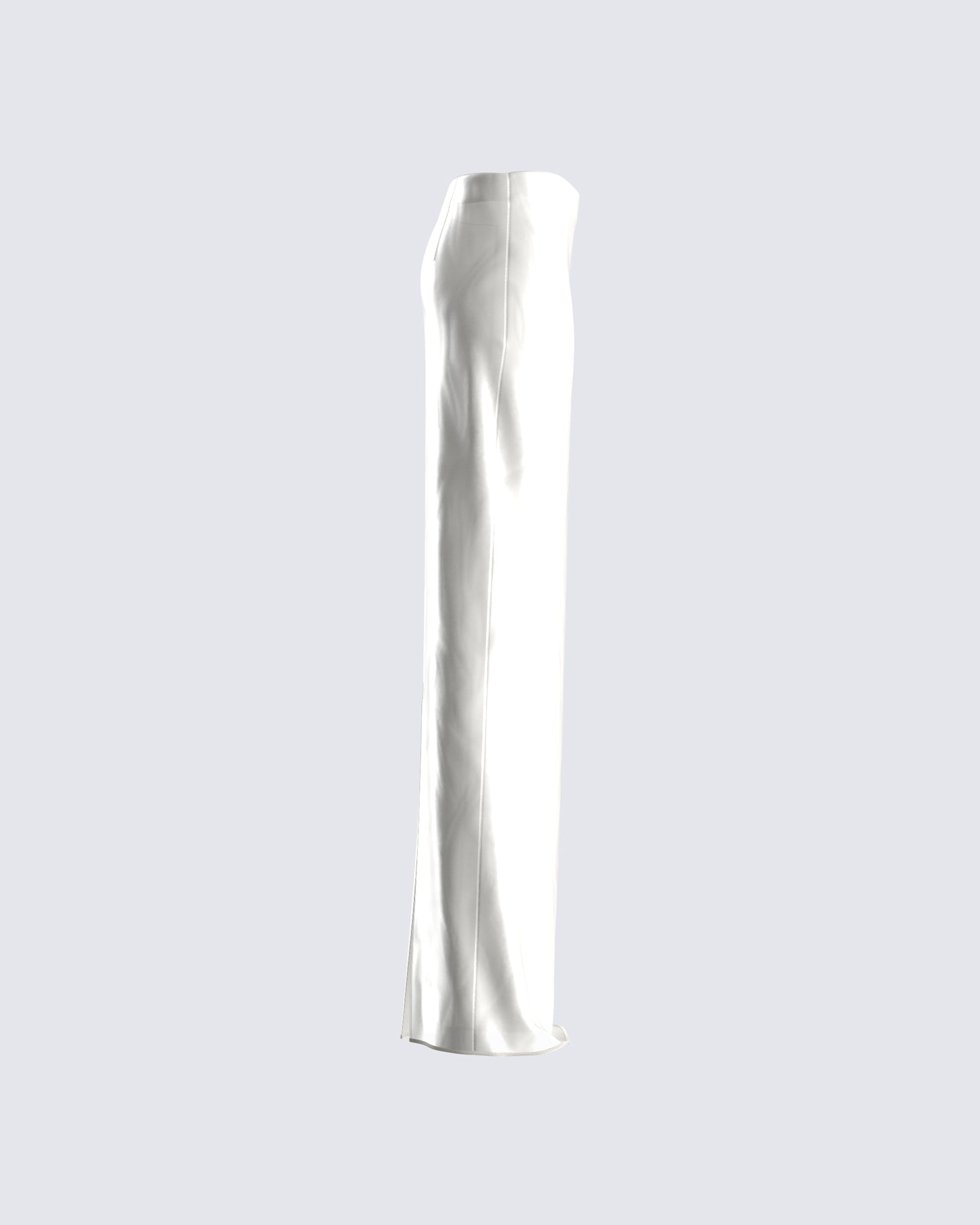 Mackenna Ivory Satin Maxi Skirt