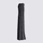 Ravi Grey Vegan Suede Maxi Skirt