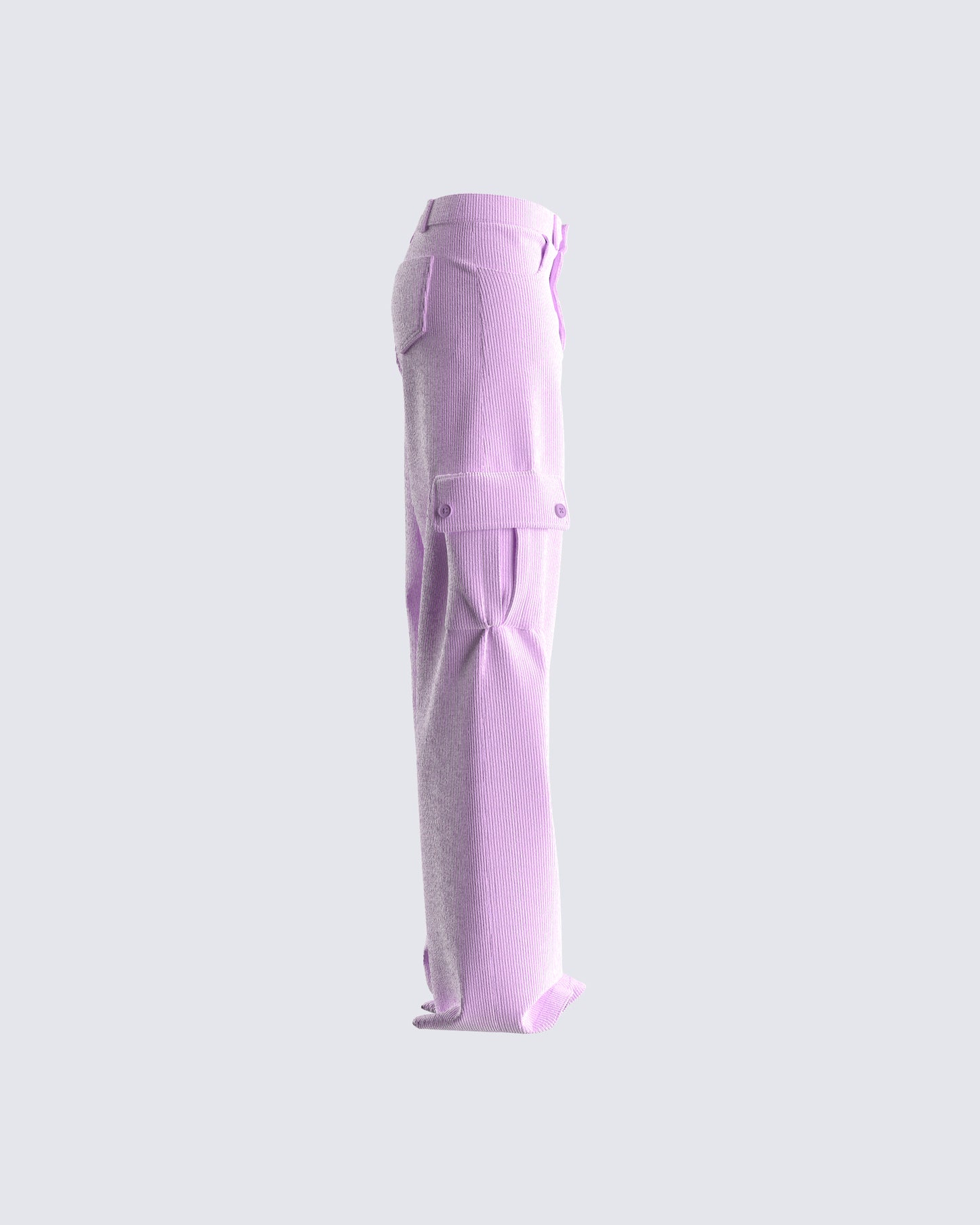 Lisa Lavender Corduroy Cargo Pant