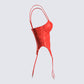 Kenna Red Satin Corset Top