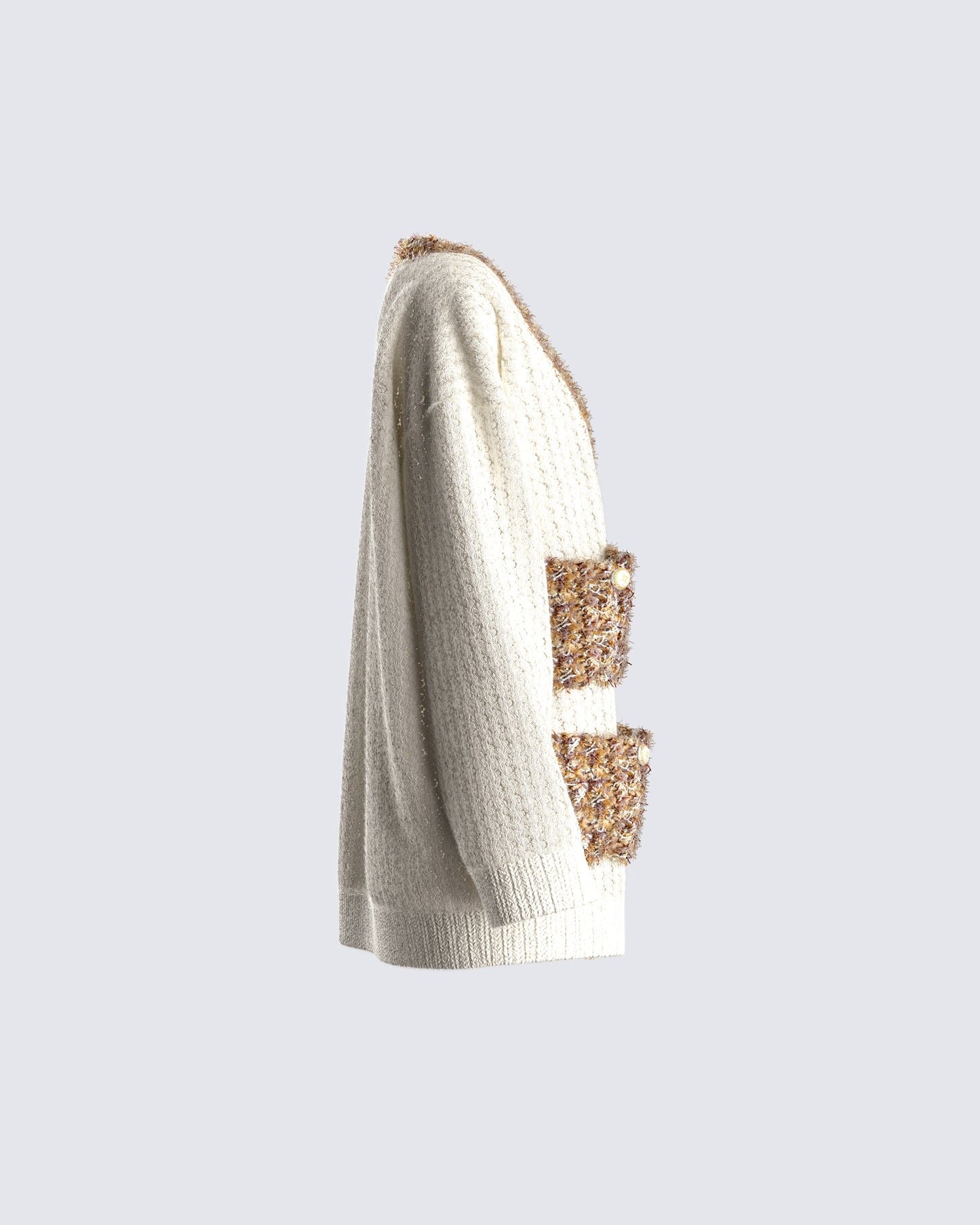 Alfie Beige Cardigan Top