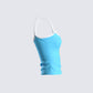 Shannon Blue Embroidered Knit Top