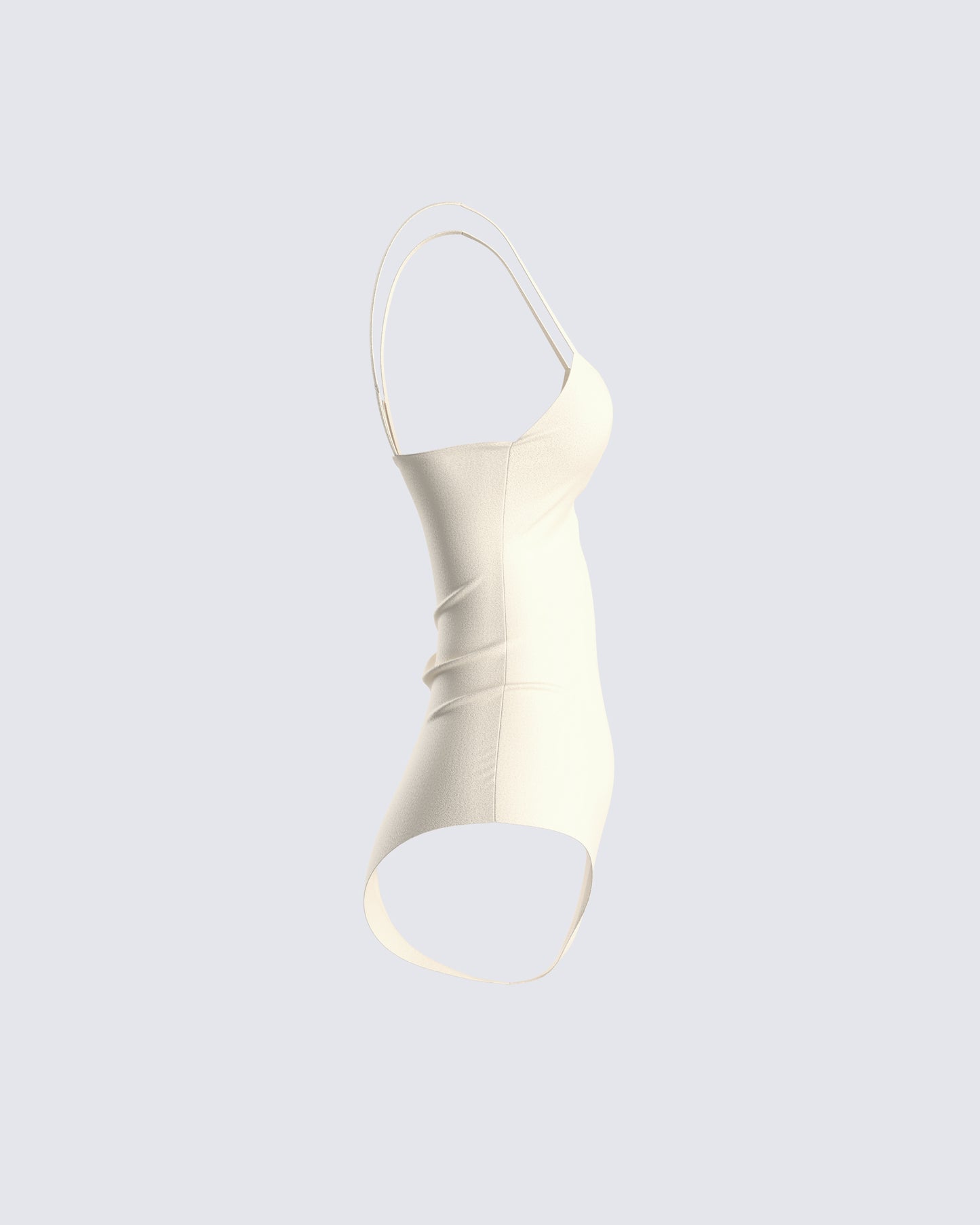 Regina Beige Knit Cami Bodysuit