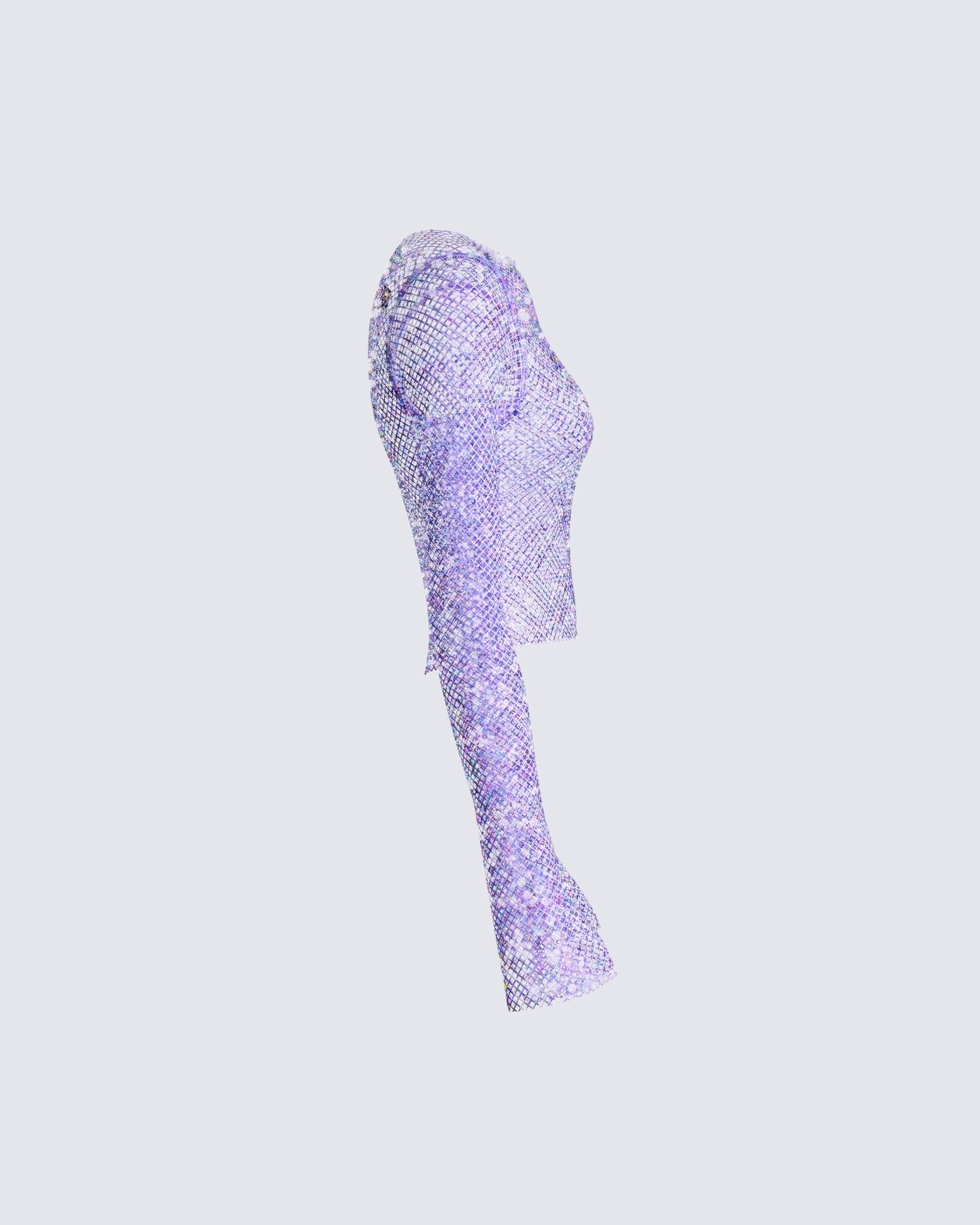 Danya Lavender Rhinestone Top