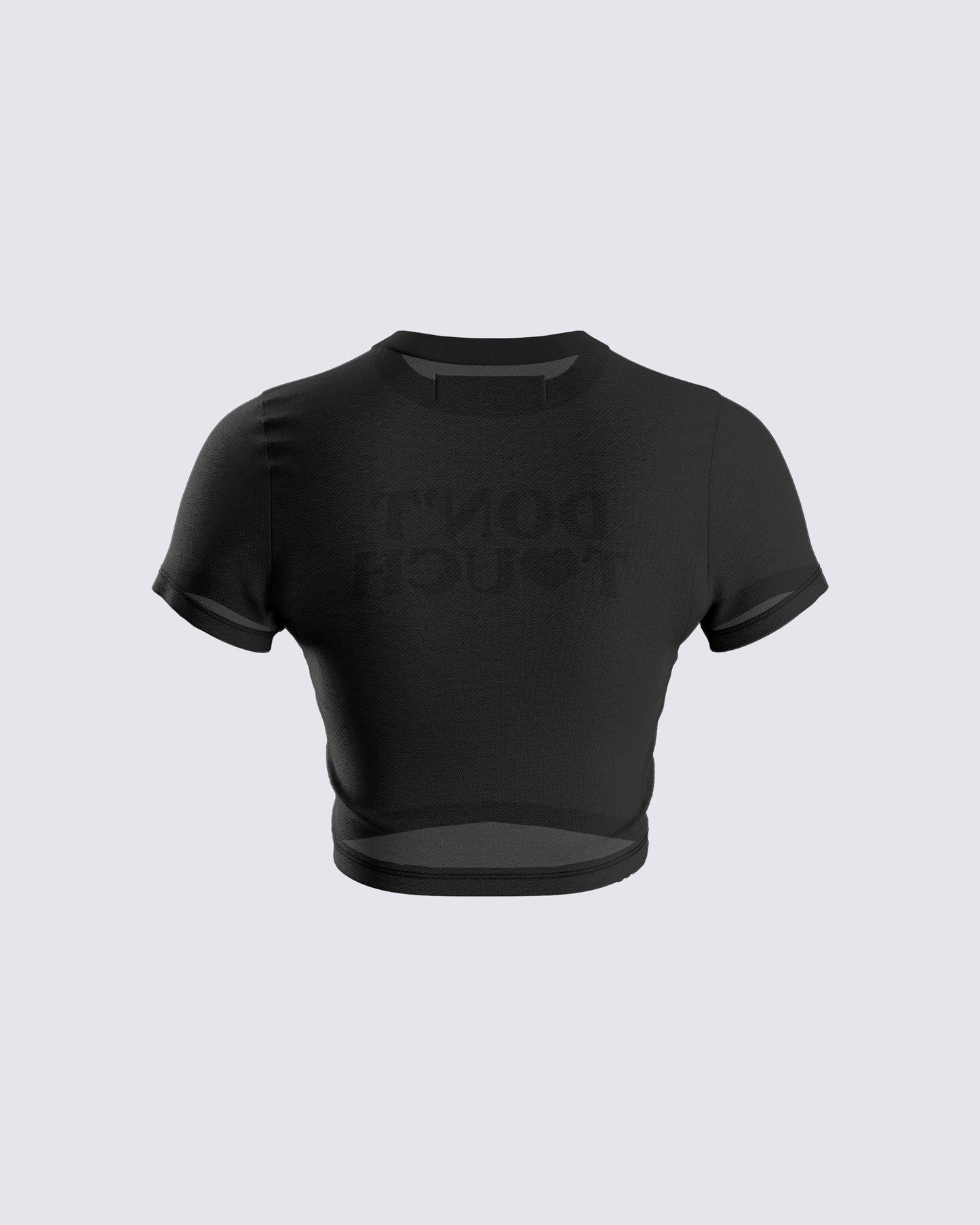 Malu Black Jersey Graphic Top