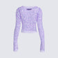 Danya Lavender Rhinestone Top