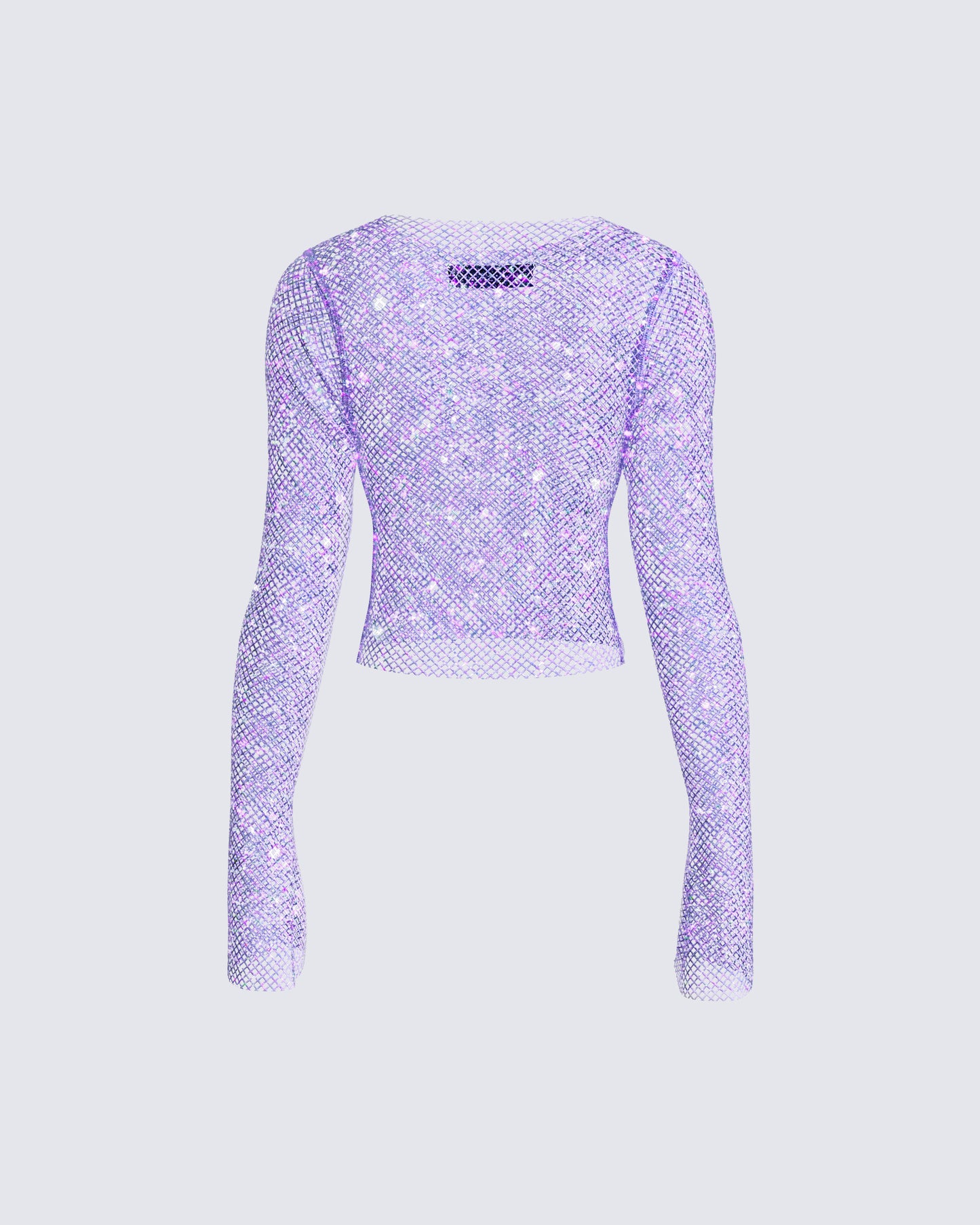 Danya Lavender Rhinestone Top