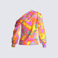Monica Abstract Print Draped Top