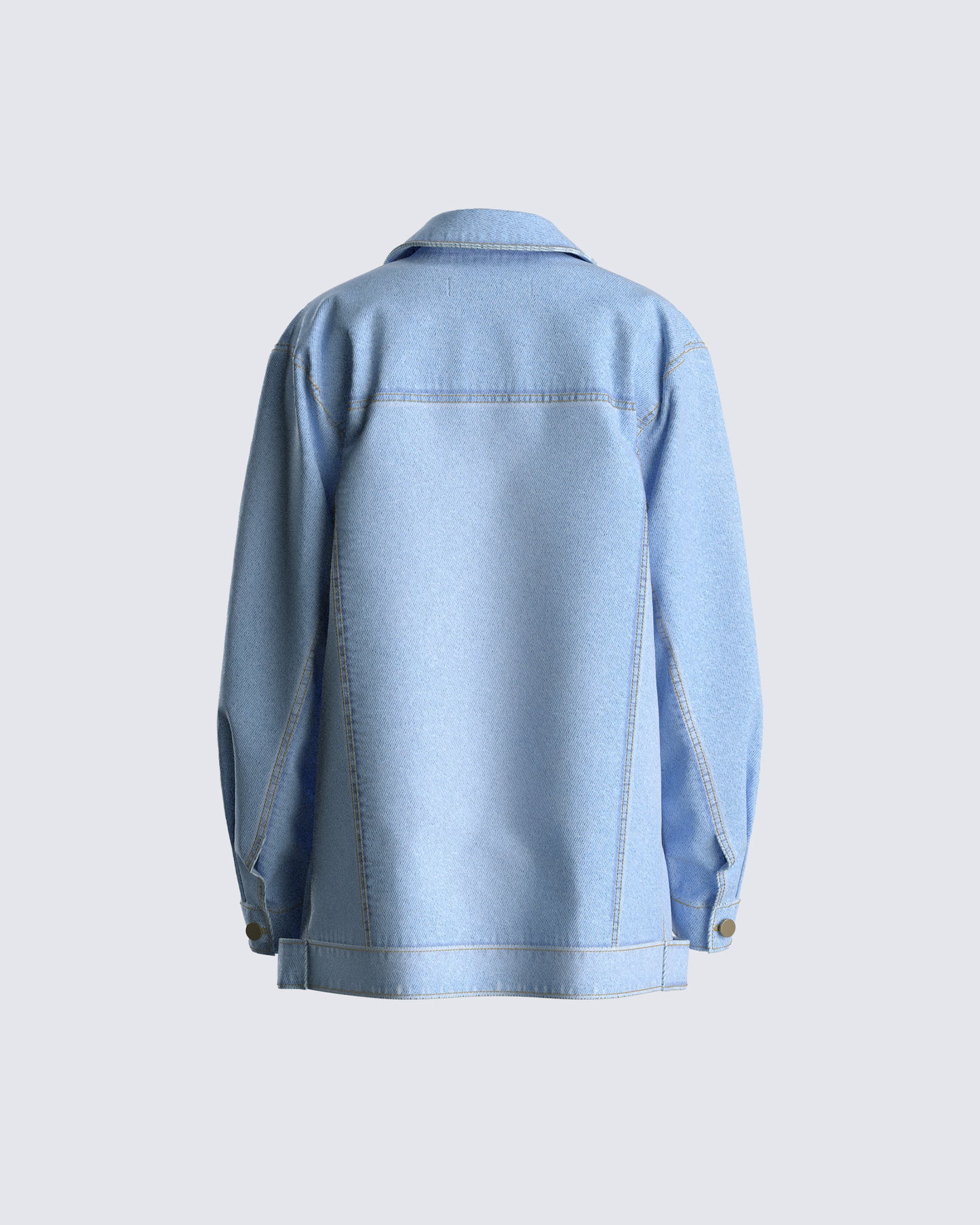 Bree Blue Denim Oversize Jacket