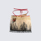 Leona Embroidered Mesh Mini Skirt