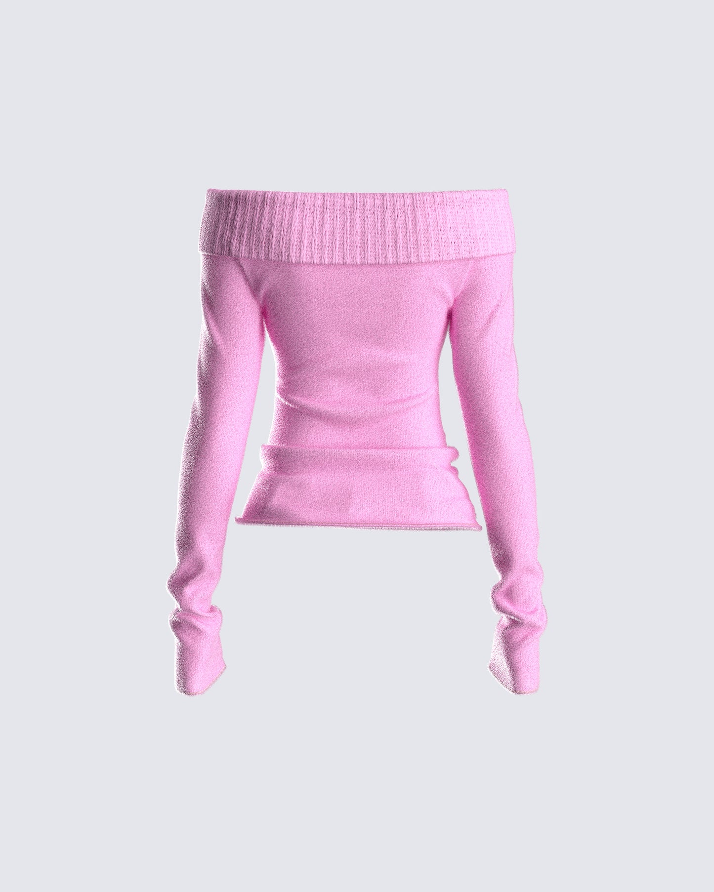 Lorraine Pink Sweater Knit Top
