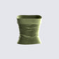 Ayla Olive Green Velvet Tube Top