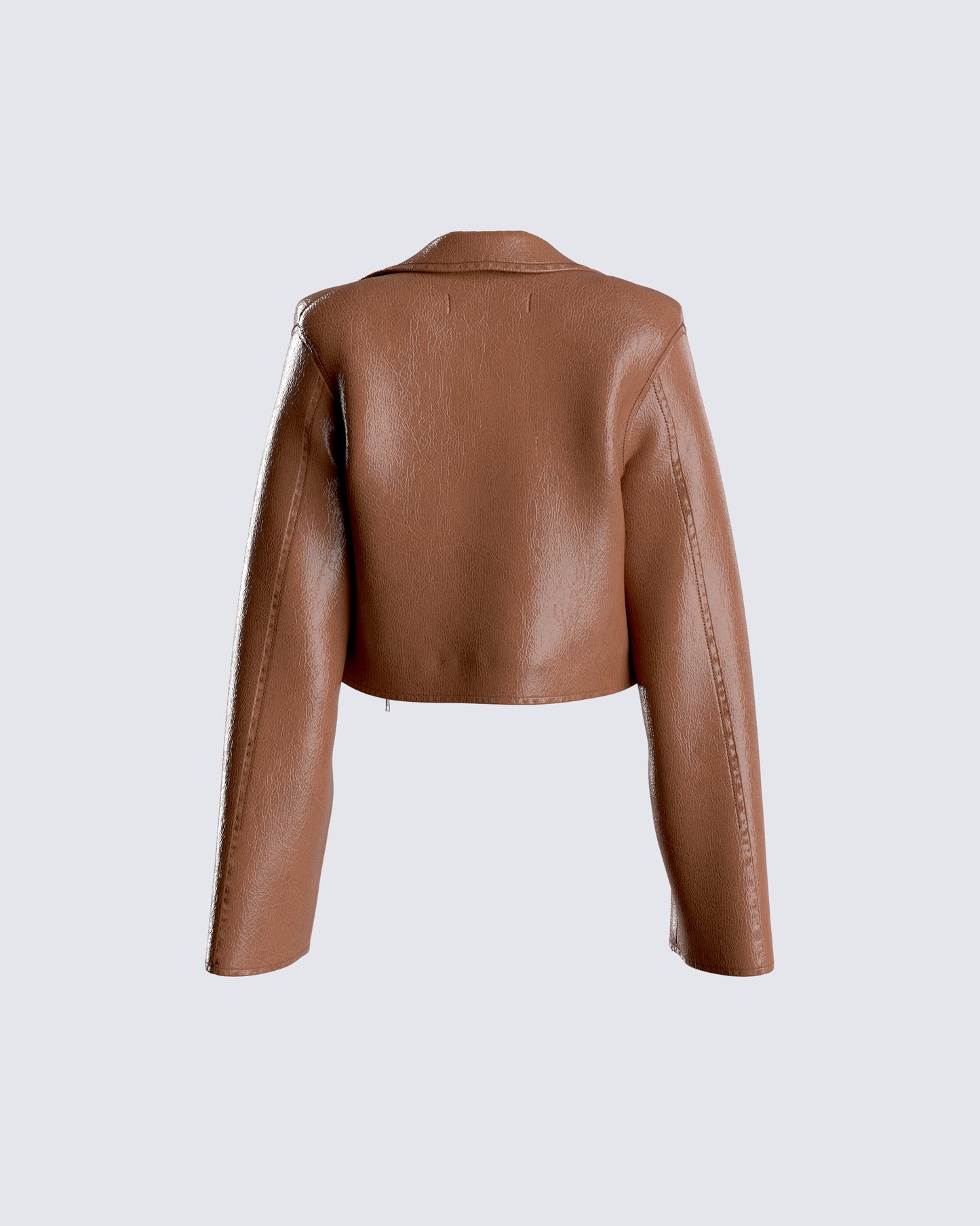 Ronny Brown Vegan Leather Jacket