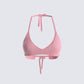 Lumi Pink Knit Bra Top product front