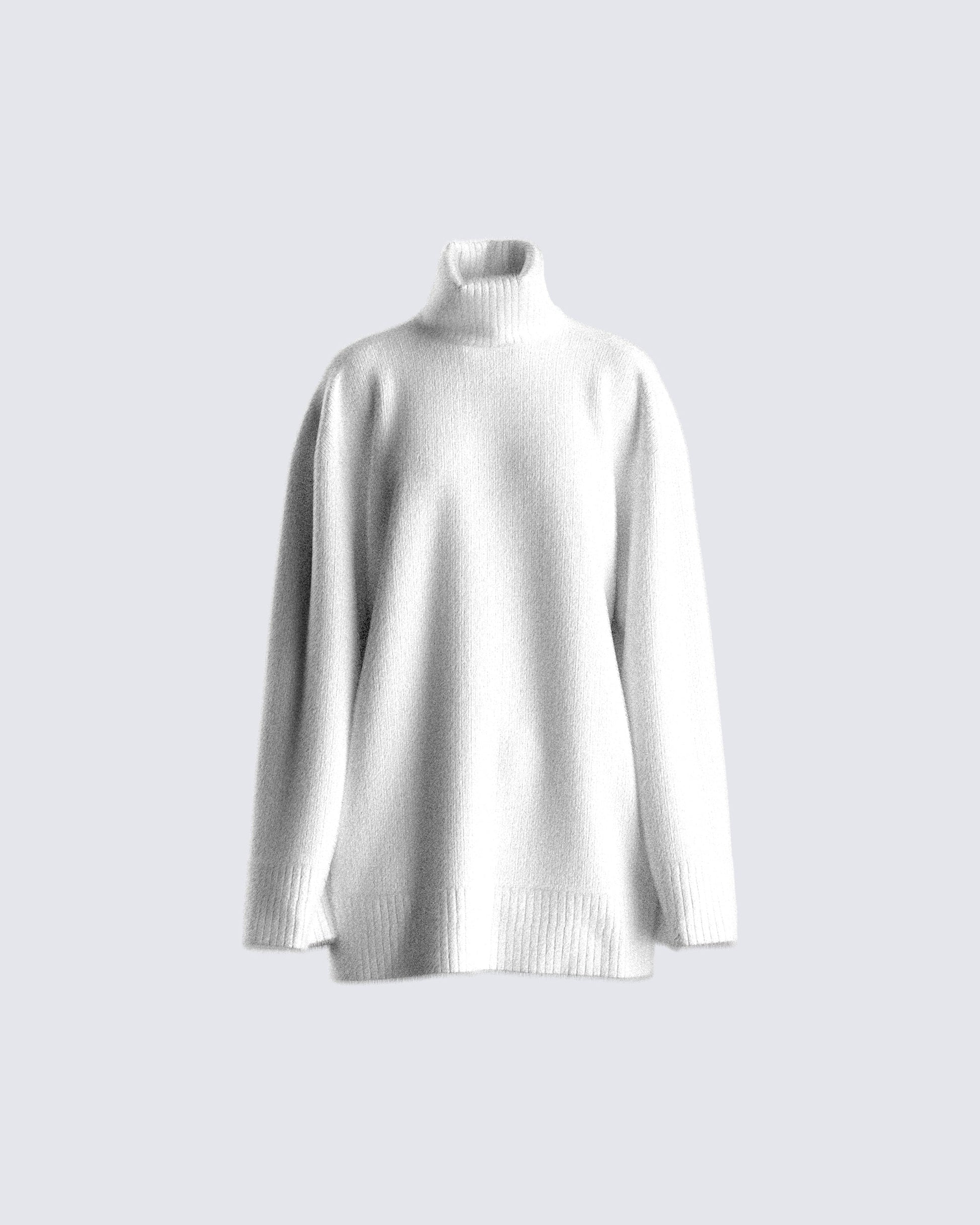Carissa Ivory Sweater Knit Top product front