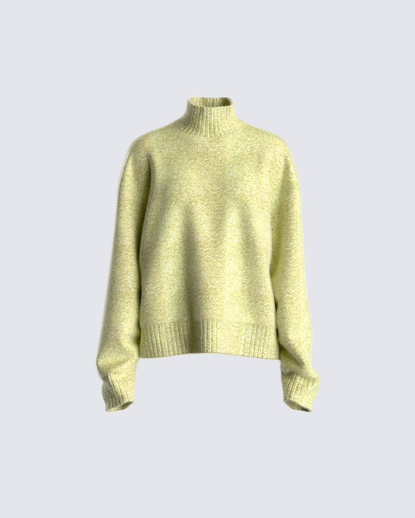 Harwell Green Marled Sweater Top 3d product front