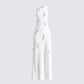Regina White Floral Maxi Dress 3d product front