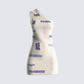 Alicia Ivory Print Mini Dress product front