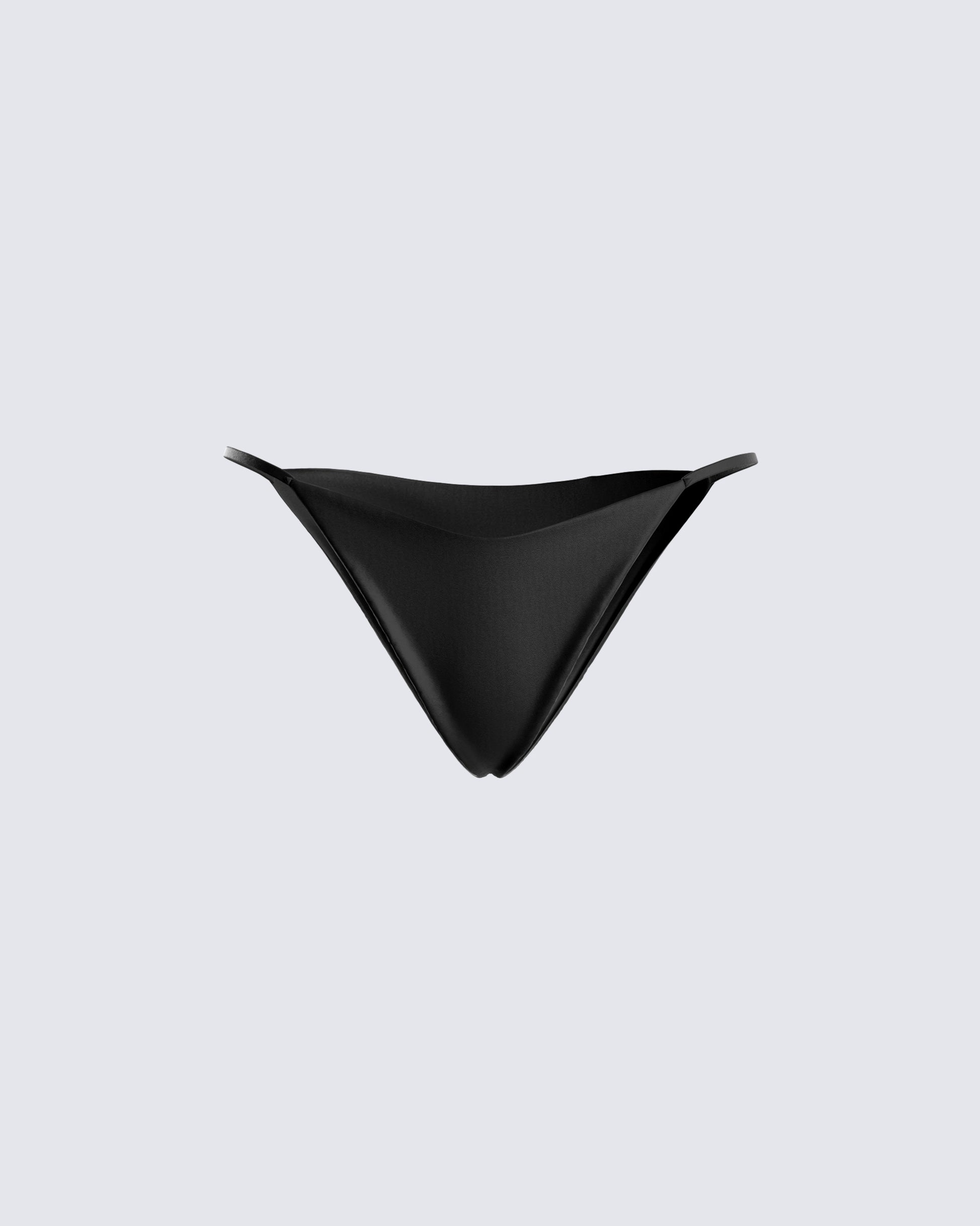 Danilo Black Bikini Bottom 3d product front