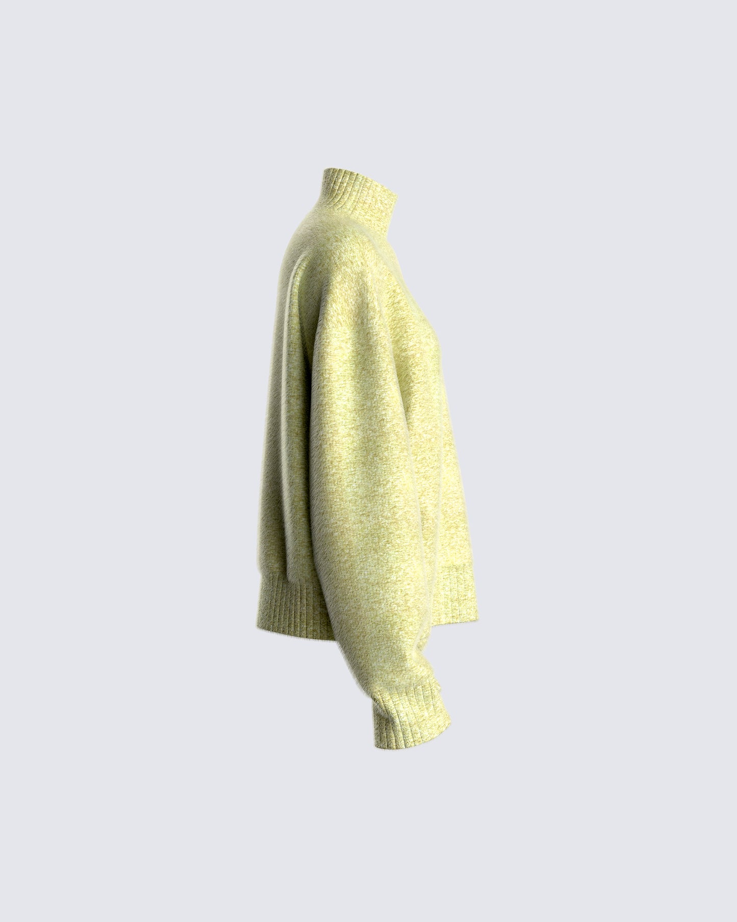 Harwell Green Marled Sweater Top