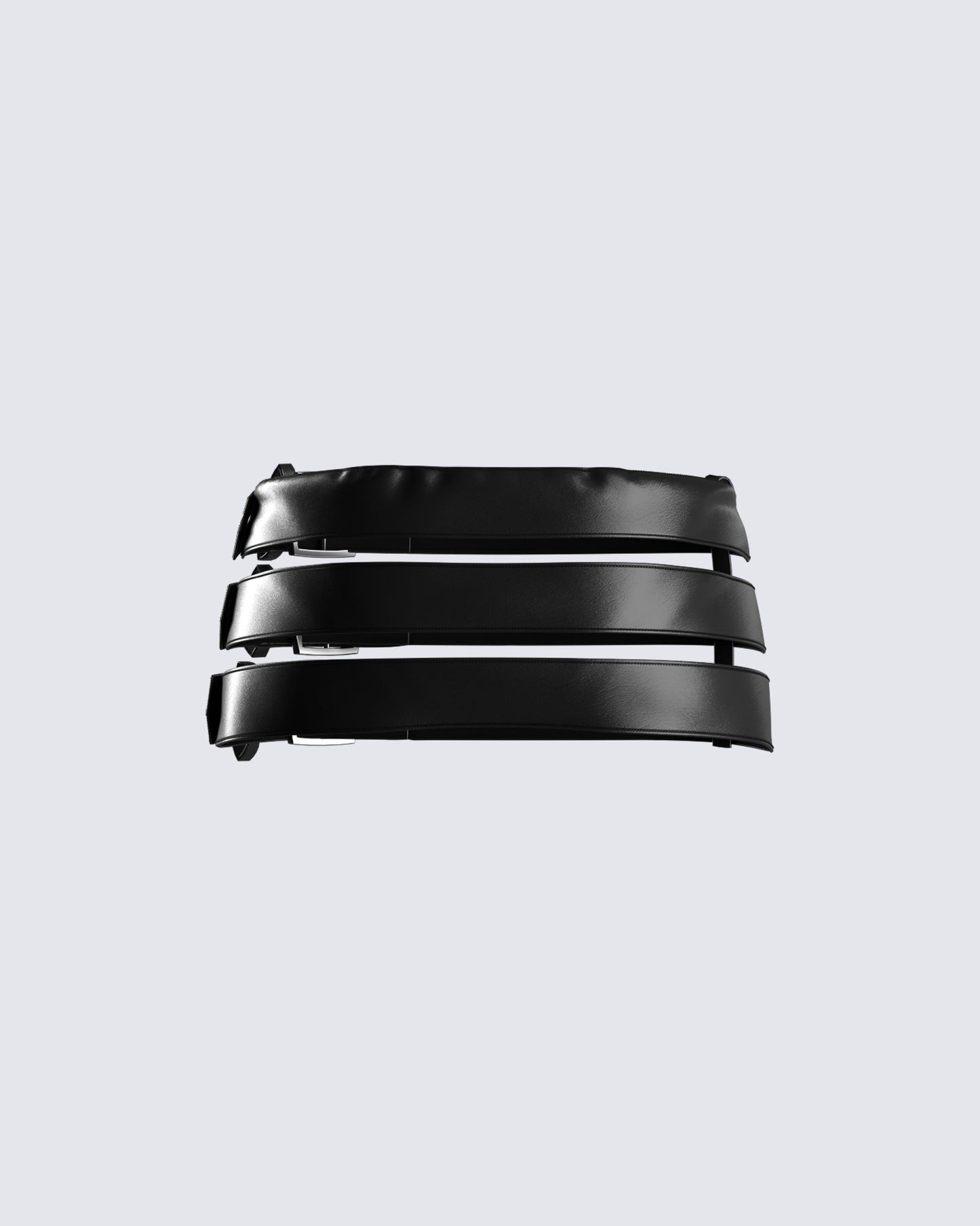 Kristin Black Vegan Leather Skirt