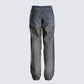 Pascal Colorblock Black Blue Jeans