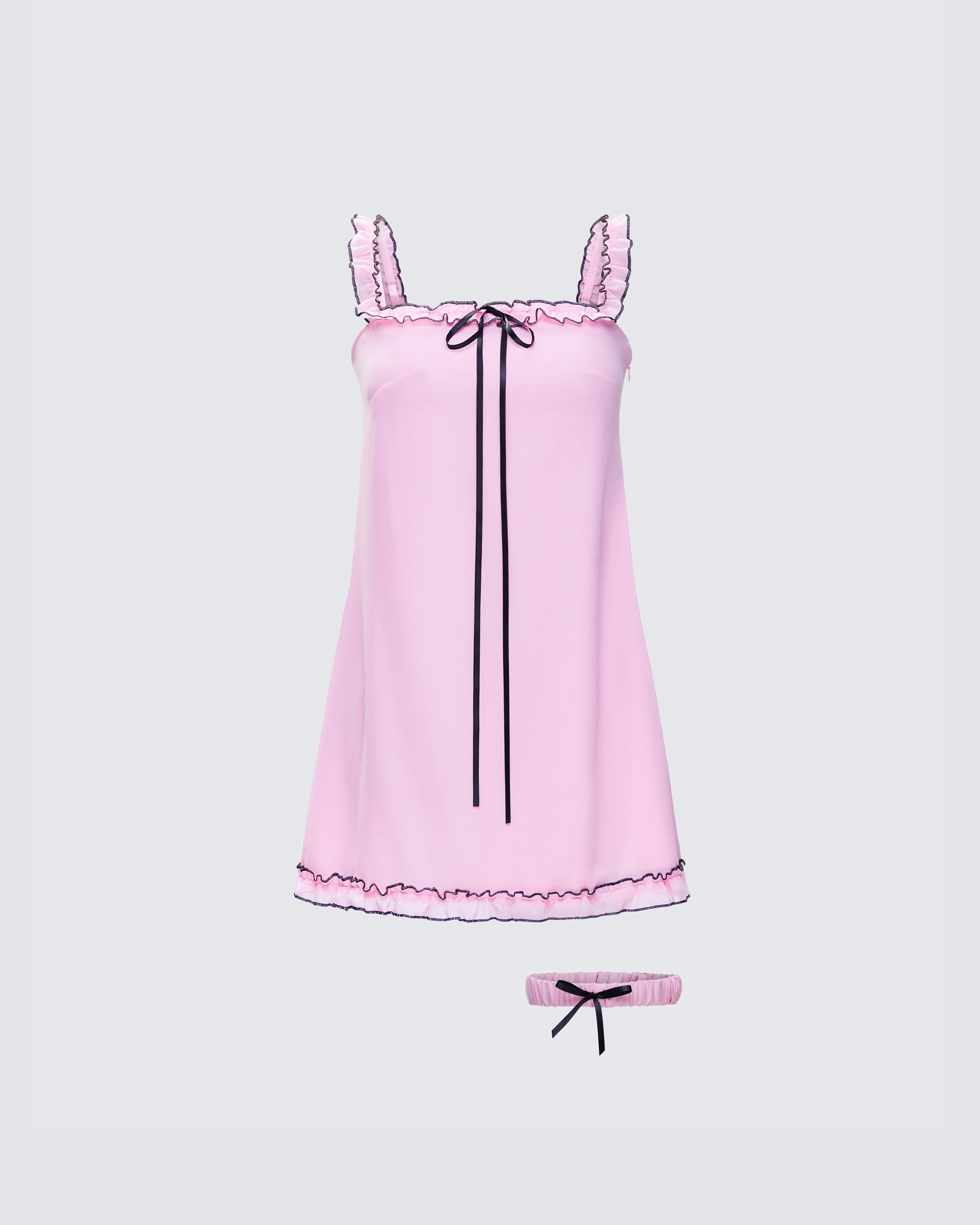 Giselda Pink Garter Set product front