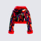 Elias Abstract Fur Jacket