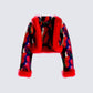 Elias Abstract Fur Jacket