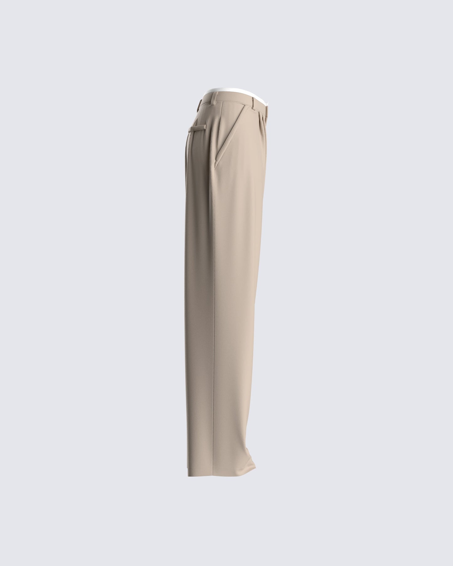 Cady Tan Wide Leg Pant