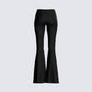 Brady Black Lace Up Pant