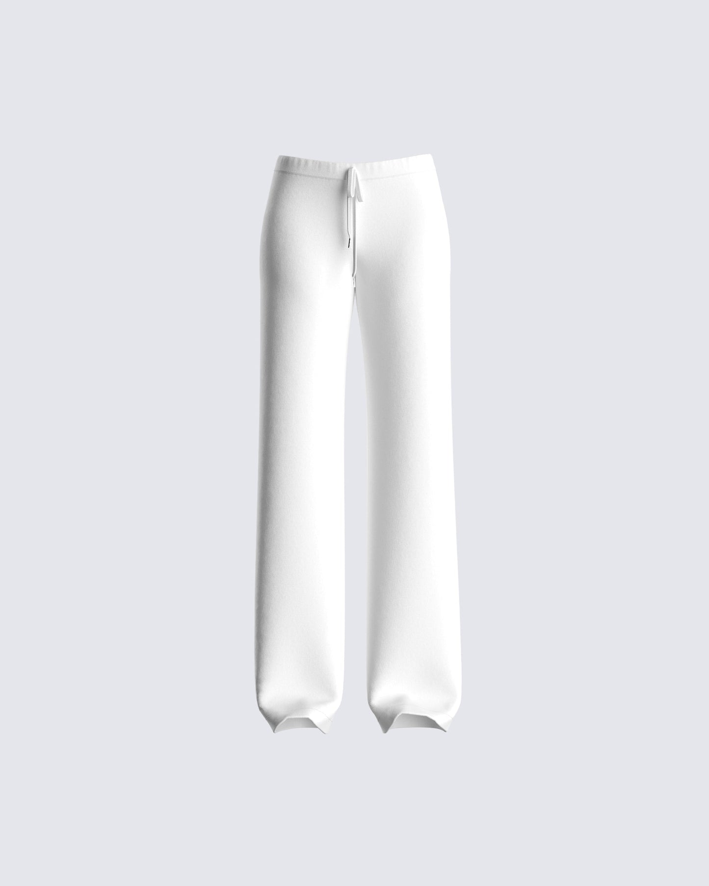 Miles White Sweatpant 3d product front