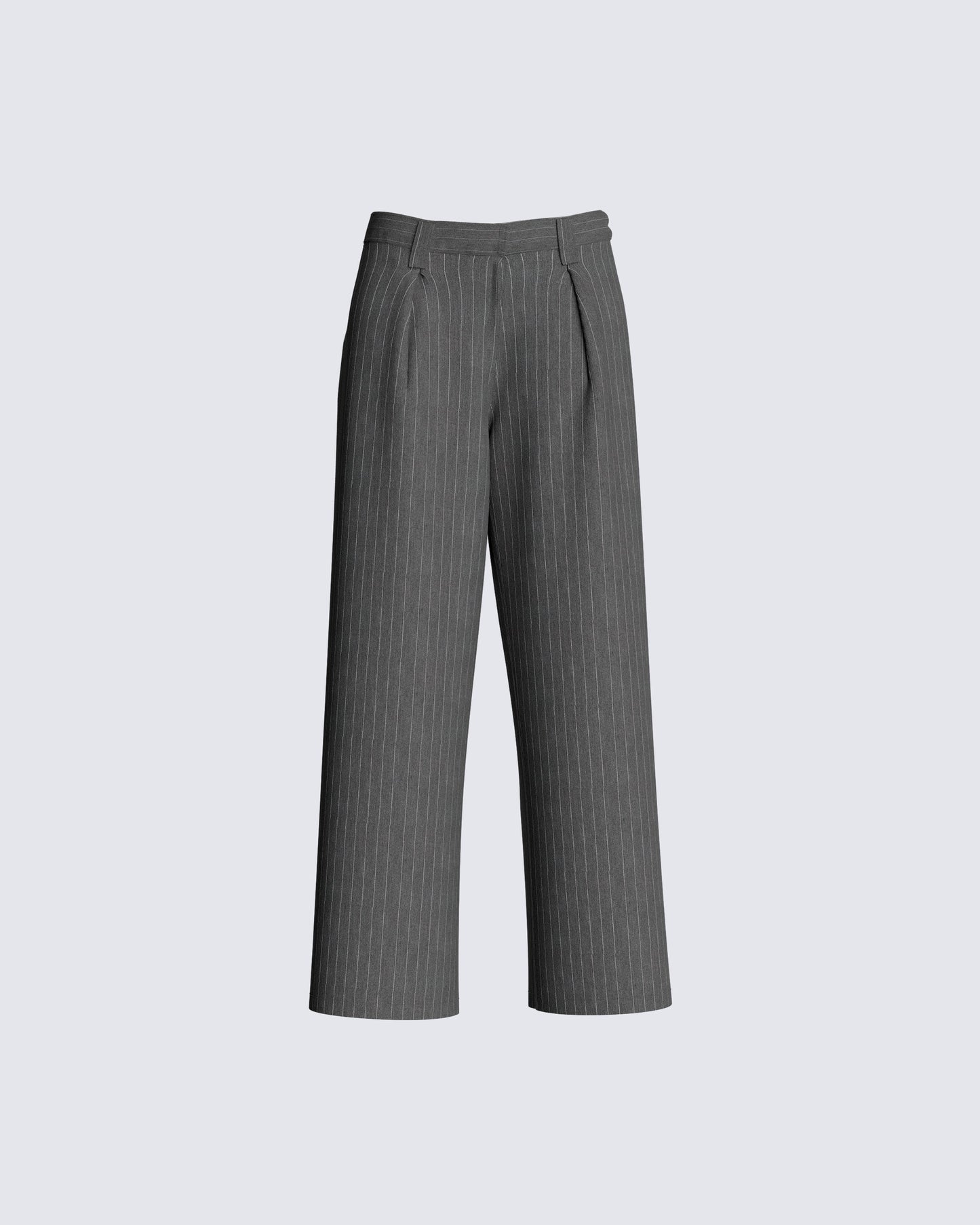 Claire Grey Striped Pant