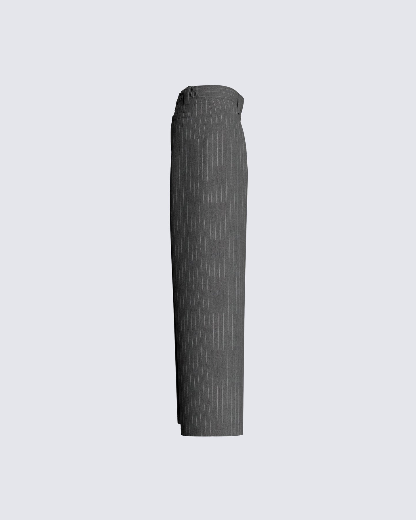 Claire Grey Striped Pant