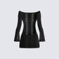 Cindy Black Mini Dress